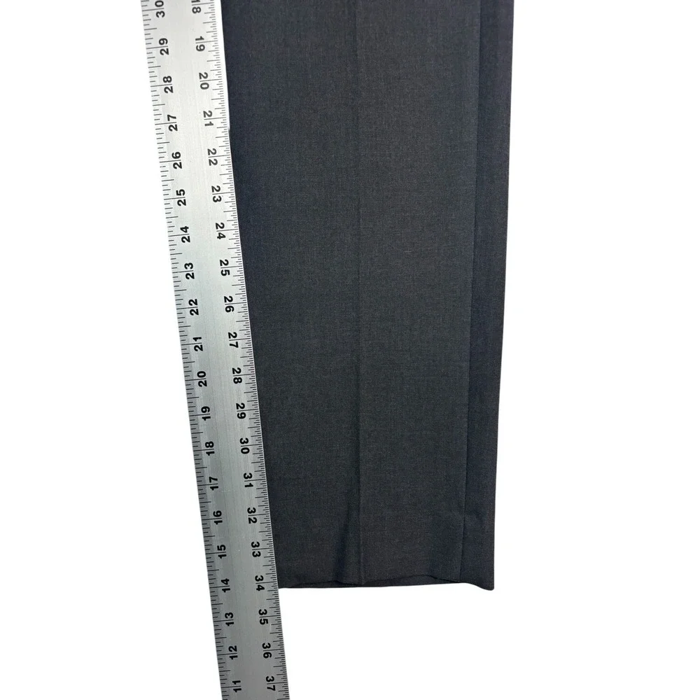 Egara 42L 32x34 Charcoal 2pc Pant Suit Slim Fit Modern Two Button Mens Stretch